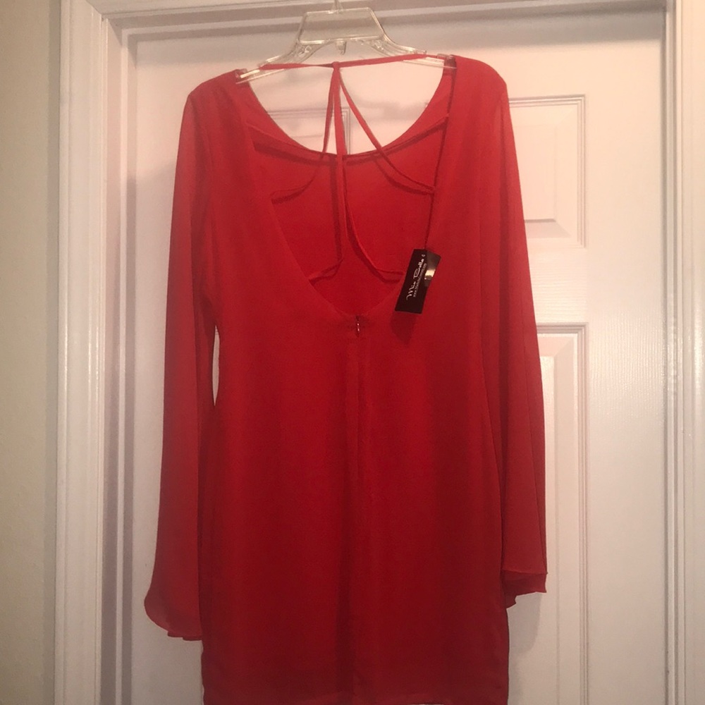 Red Mia Bella Strappy back dress